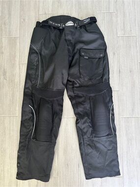 Joe Rocket Men's Motorcycle Riding Pants Dry Tech Ballistic Knee Pads Size XL